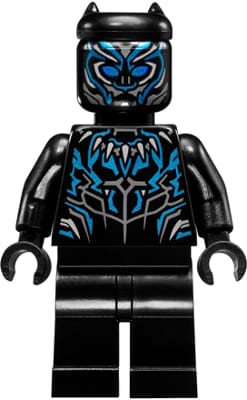 Black Panther - Metallic Light Blue Highlights