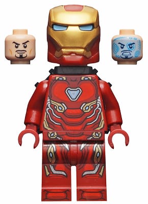 Iron Man - Mark 50 Armor, Small Helmet Visor, Neck Bracket
