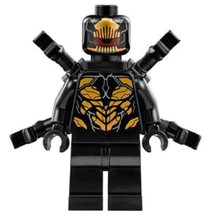 Outrider - Extended Arms, Torso with Long Dark Bluish Gray Tips at Neck