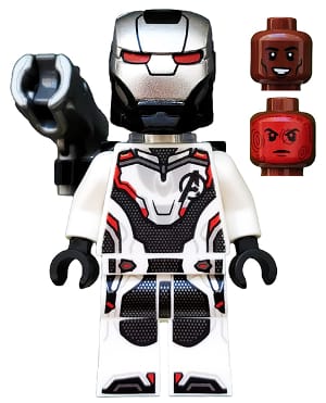 War Machine - White Jumpsuit with Shooter