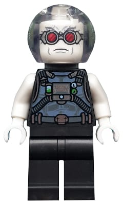 Source: BrickLink Mr. Freeze, Pearl Dark Gray, Neck Bracket
