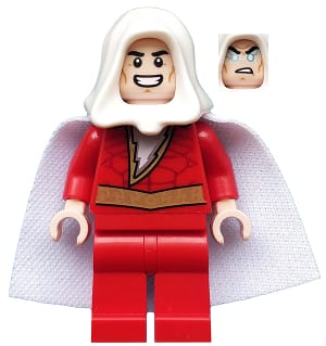 Source: BrickLink Shazam - White Hood, Spongy Cape