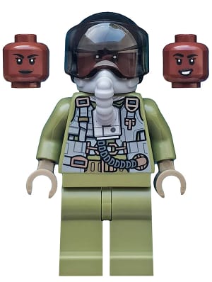 Maria Rambeau - Black Helmet and Oxygen Mask