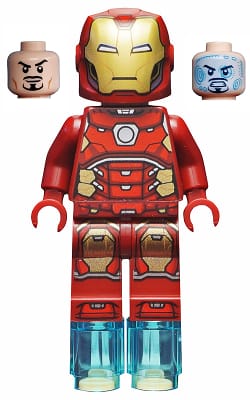 Iron Man - Silver Hexagon on Chest, Foot Repulsors