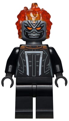 Ghost Rider (Roberto 'Robbie' Reyes) - Flat Silver Head