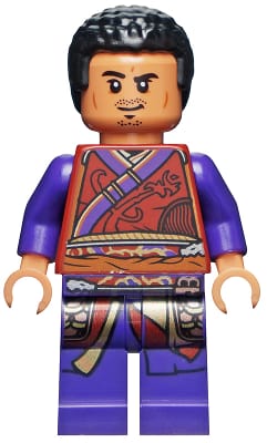 Wong - Dark Red Robe, Dark Purple Legs