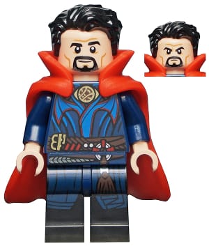 Doctor Strange - Brooch, Flexible Rubber Cape