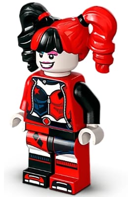 Source: BrickLink Harley Quinn - Pigtails, Dark Azure and Dark Pink Eye Shadow