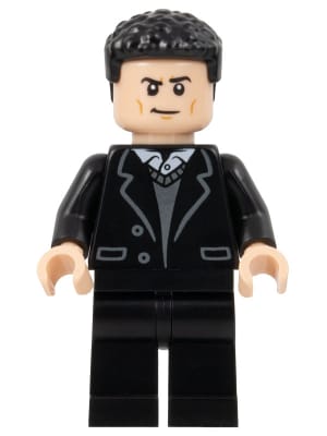 Bruce Wayne - Black Suit, Dark Bluish Gray Sweater
