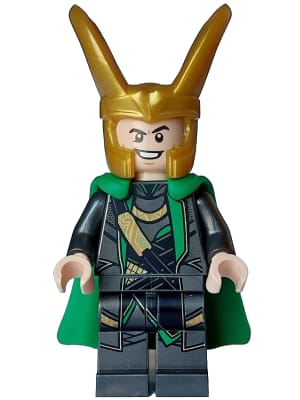 Loki - Pearl Dark Gray Suit, Flexible Rubber Cape