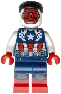 Captain America (Sam Wilson) - Dark Blue and White Suit