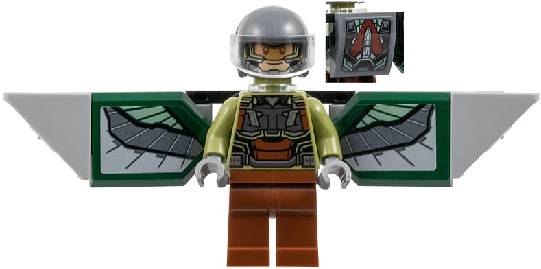 Falcon (Joaquín Torres) - Backpack and Wings with Stickers