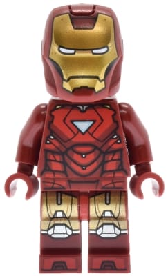 Iron Man - Mark 6 Armor, Large Helmet Visor, Light Nougat Head