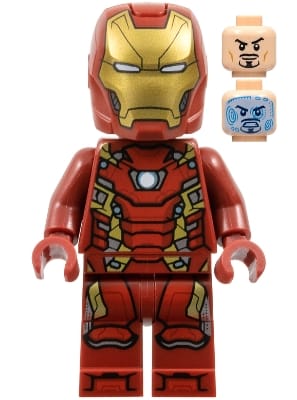 Source: BrickLink Iron Man - Mark 46 Armor, Large Helmet Visor