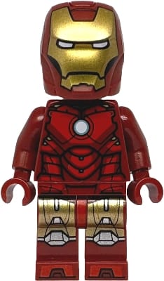 Source: BrickLink Iron Man - Mark 4 Armor, Large Helmet Visor, Light Nougat Head