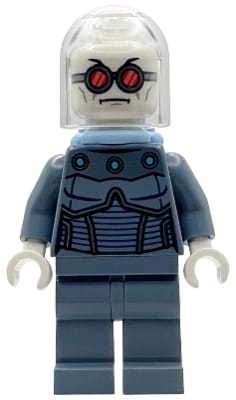 Source: BrickLink Mr. Freeze - Sand Blue Outfit, Bright Light Blue Air Tanks