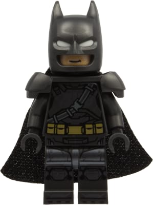 Batman - Pearl Dark Gray Armor, Cowl with White Eyes, Spongy Cape