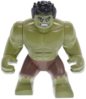 Hulk - Giant, Reddish Brown Pants with Frayed Edges