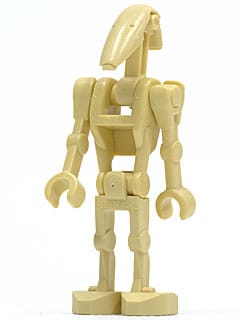 Battle Droid - Tan, Straight Arms