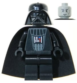 Source: BrickLink Darth Vader - Light Gray Head, Dark Gray Torso Armor with Silver Chest Panel