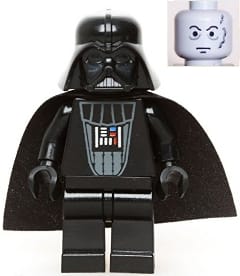 Source: BrickLink Darth Vader (Light Bluish Gray Head)