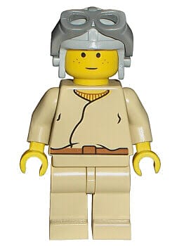 Source: BrickLink Anakin Skywalker (Light Gray Aviator Cap)