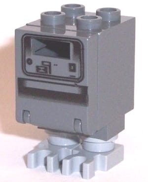 Source: BrickLink Gonk Droid (GNK Power Droid), Dark Bluish Gray Body and Light Bluish Gray Legs