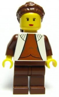 Princess Leia - Bespin Outfit, Long Braided Hair, Plain Legs, Yellow Head