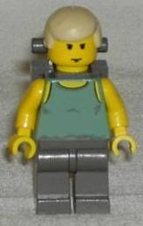 Source: BrickLink Luke Skywalker (Dagobah, Sand Green Tank Top, Backpack)