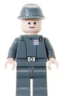 Source: BrickLink Imperial Officer (Captain / Commandant / Commander) - Cavalry Kepi, Standard Grin