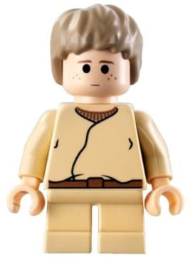 Source: BrickLink Anakin Skywalker - Short Legs, Short Tousled Hair, Reddish Brown Belt