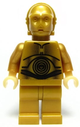 C-3PO - Pearl Gold with Pearl Light Gold Hands