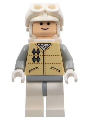 Source: BrickLink Hoth Rebel - Light Nougat Head, White Visor Goggles