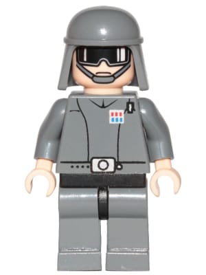 Source: BrickLink General Maximillian Veers - Officer Uniform, Dark Bluish Gray Helmet