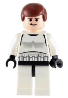 Han Solo - Stormtrooper Outfit, Plain Legs, Black Eyes