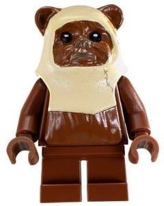 Source: BrickLink Paploo (Ewok) - Reddish Brown Head with Tan Hood Pattern