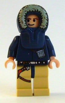 Source: BrickLink Han Solo - Light Nougat, Parka Hood, Tan Legs with Holster