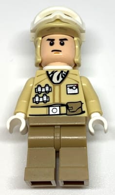 Source: BrickLink Hoth Rebel Trooper (Orange Chin Dimple)