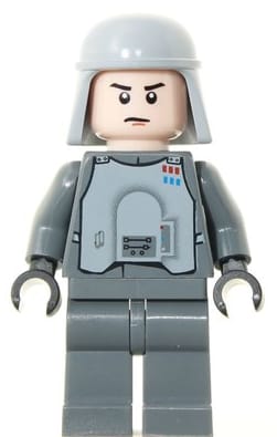 Source: BrickLink General Maximillian Veers - Chest Armor, Light Bluish Gray Helmet