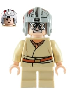 Source: BrickLink Anakin Skywalker - Short Legs, Light Bluish Gray Helmet
