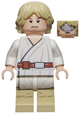Source: BrickLink Luke Skywalker (Tatooine, Gray Visor on Reverse of Head)