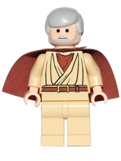 Source: BrickLink Obi-Wan Kenobi - Old, Short Cape (Watch 9002939)
