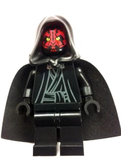 Darth Maul - Hood and Cape, Silver Neck Clasp