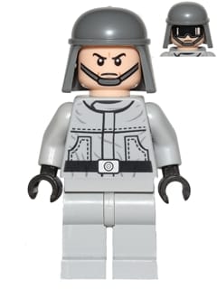 Imperial AT-ST Pilot / Driver (Plain Helmet, Dual Sided Head)