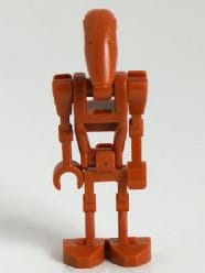Battle Droid - Dark Orange, Angled Arm and Straight Arm