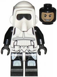Imperial Scout Trooper - Printed Black Head and Legs