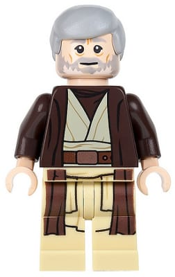Source: BrickLink Obi-Wan Kenobi - Old, Dark Brown Hooded Coat