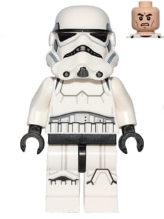 Source: BrickLink Imperial Stormtrooper - Printed Legs, Dark Blue Helmet Vents