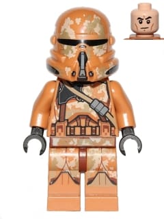 Clone Airborne Trooper (Phase 2) - Geonosis Camouflage, Smirk