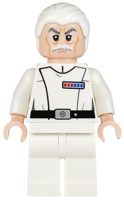 Source: BrickLink Admiral Wullf Yularen - White Uniform, White Combed Hair (Colonel)